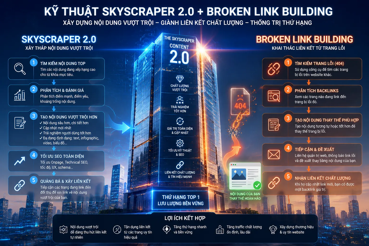 Kỹ thuật link building nâng cao trong seo offpage