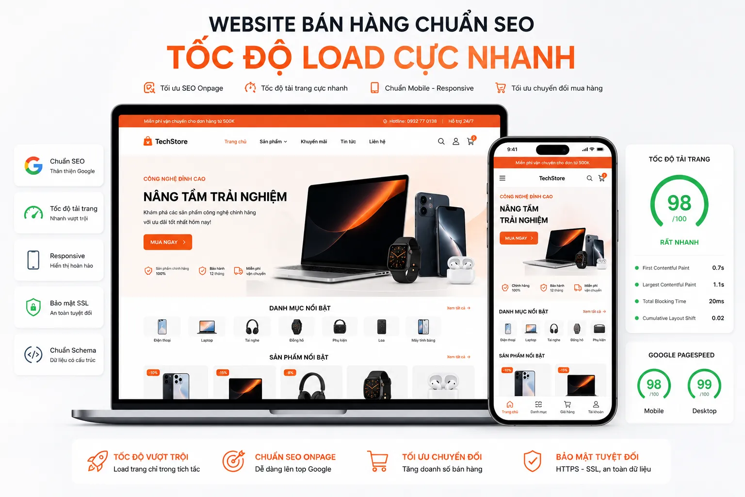 Thiết kế website bán hàng chuyên nghiệp bằng CodeIgniter tại SaniViet