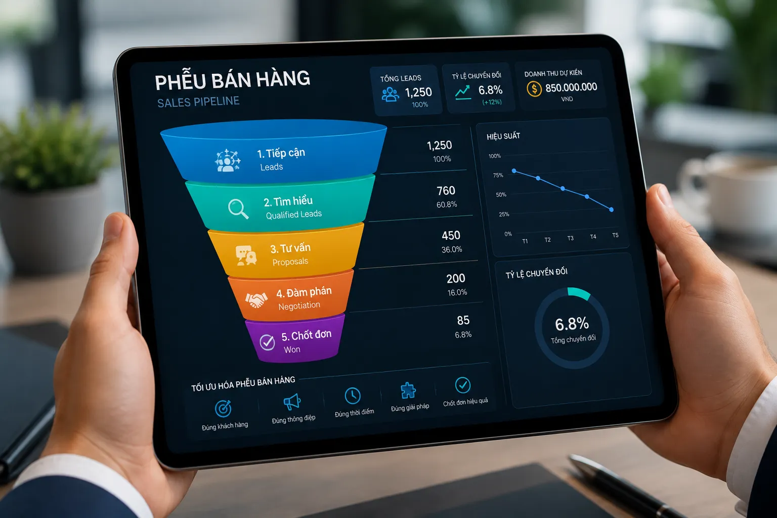 Sơ đồ quy trình bán hàng hiệu quả từ tiếp cận đến chốt đơn