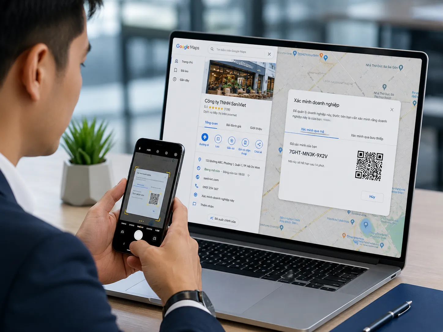 Cách Xác Minh Google Map Thành Công 100% Cho Doanh Nghiệp 2026