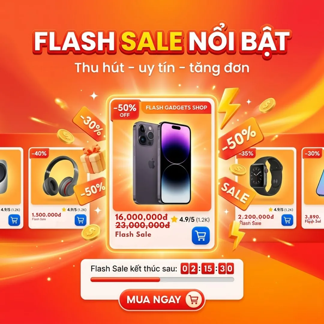 Dịch Vụ Thiết Kế Banner Shop Online Đẹp - Tăng Chuyển Đổi Nhanh