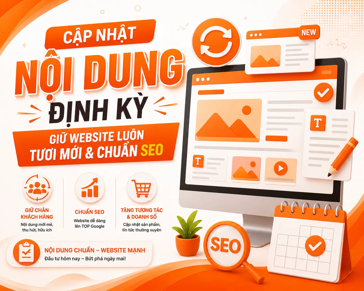 Giữ Website Luôn Tươi Mới & Chuẩn SEO