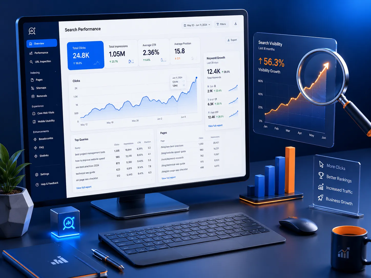 Cách khai thác Google Search Console giúp bứt phá thứ hạng và đo lường hiệu quả SEO chuyên nghiệp