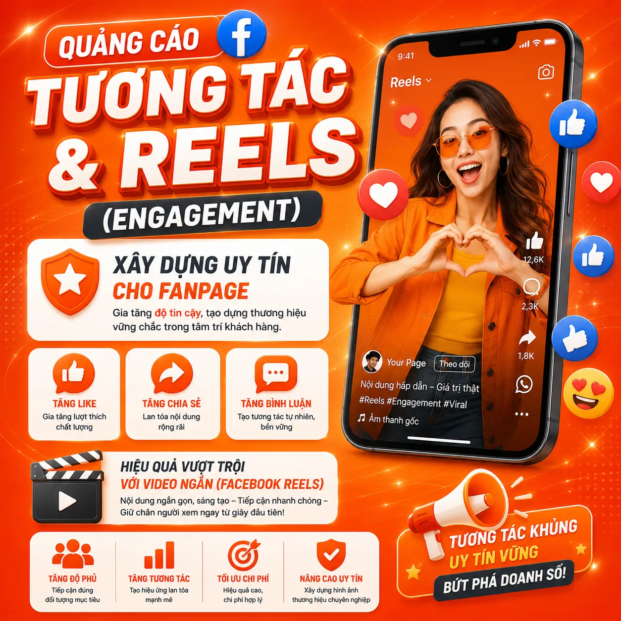 Quảng Cáo Tương Tác & Reels
