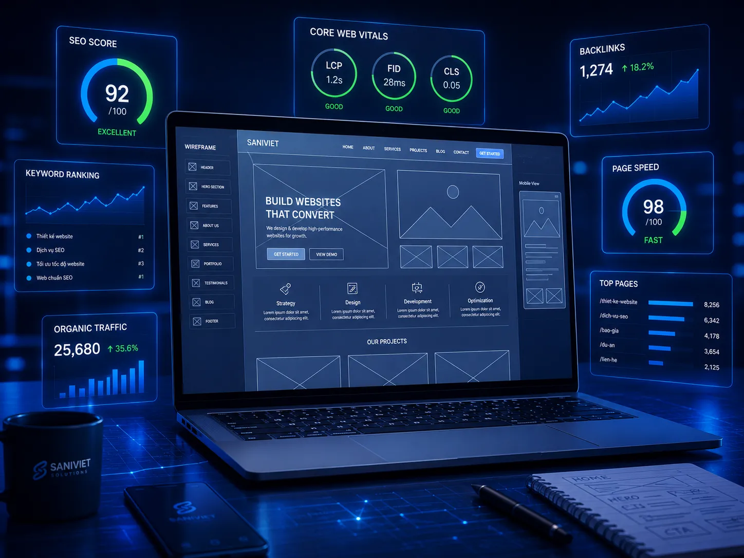 Thiết Kế Website Chuẩn SEO, Quy Trình & Tiêu Chí Chuyên Sâu Cho Chuyên Gia