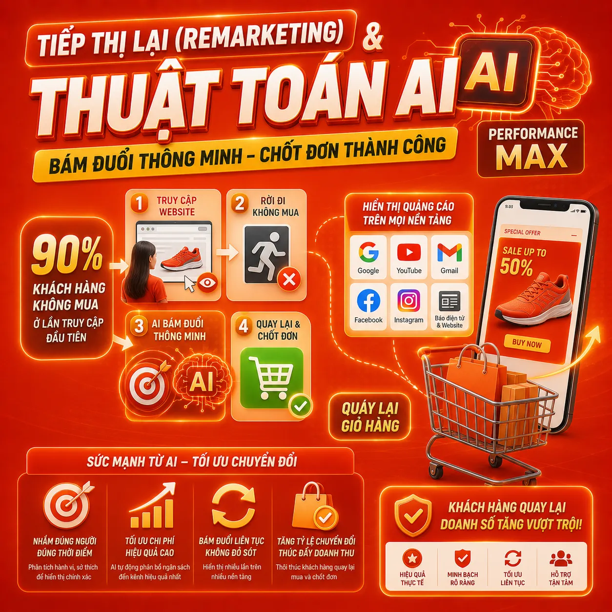Tiếp Thị Lại (Remarketing) & Thuật toán AI